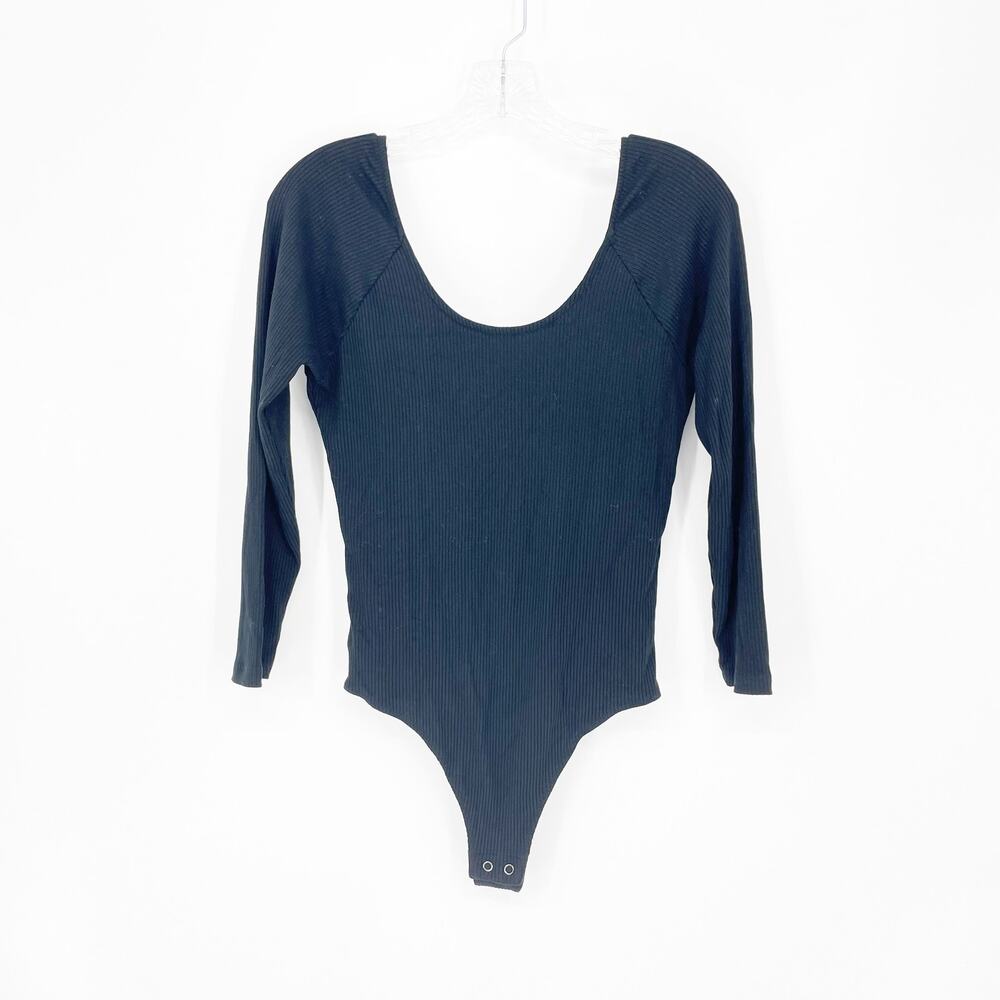 Banana Republic Wide-Neck Rib Bodysuit Size Small